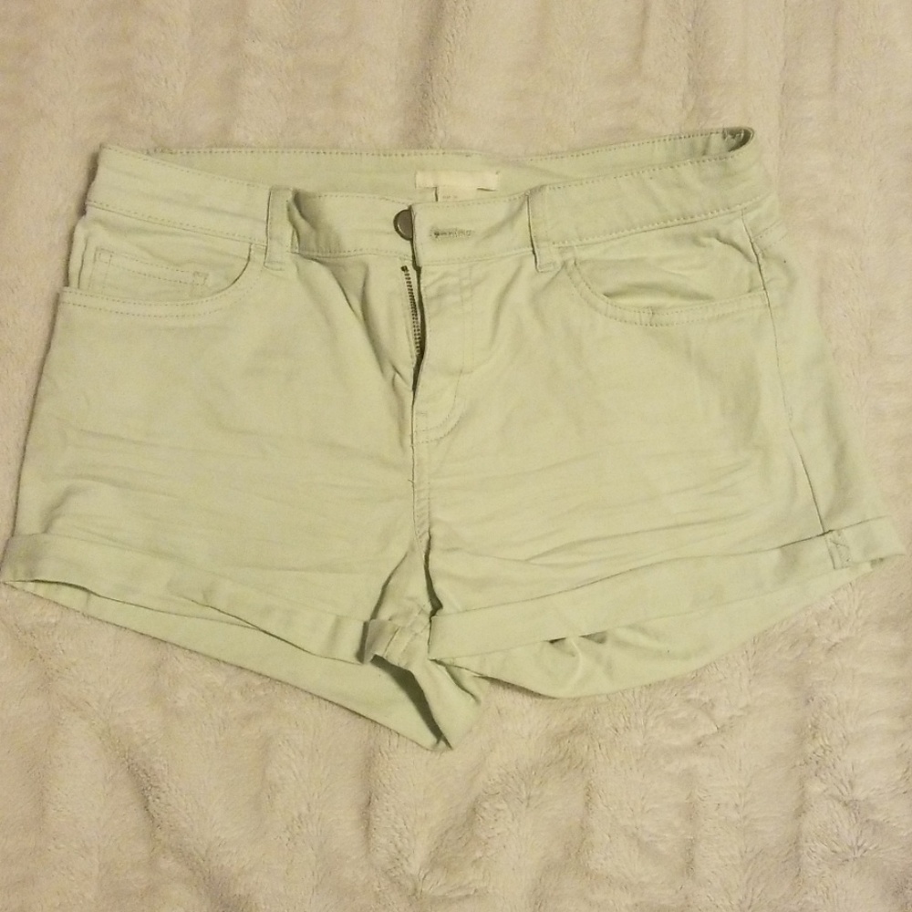 Mint Green Shorts